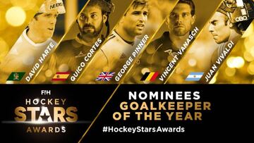 El portero español Quico Cortés ha sido nominado al premio al Mejor Portero del Año de la Federación Internacional de Hockey.