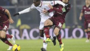 Mario Balotelli y Andrea Luci.