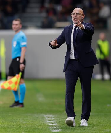 El entrenador de la selección española, Luis de la Fuente.