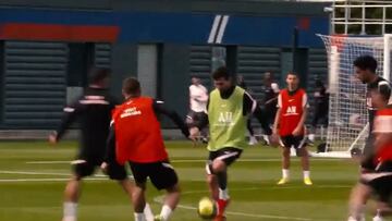 El entreno del PSG que ubica a Messi y 'relega' al resto: también a Neymar y Mbappé