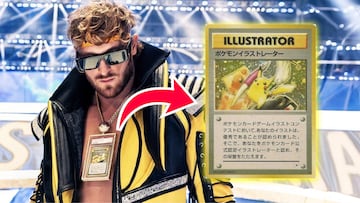 logan paul cartas pokemon tcg jcc pikachu illustrator