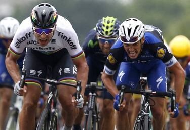 Contador acusa las caídas y se deja 48 segundos en la meta