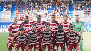 Once del Granada en Eibar.