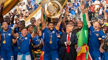 Chelsea celebrando el Mundial de Clubes