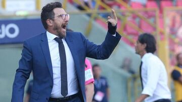 Di Francesco durante un partido de su equipo.