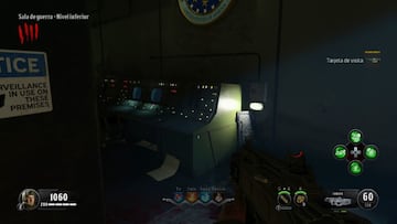 La segunda pieza está en la Sala de guerra - nivel inferior