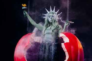Chappell Roan en el Governors Ball 2024 celebrado en Flushing Meadows Corona Park el 9 de junio de 2024 en Queens, Nueva York.