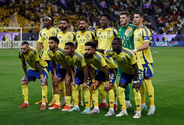 Formación inicial del Al-Nassr Football Club.