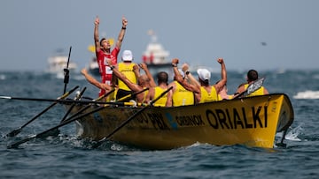Orio se lleva la Bandera de Zarautz, undécimo triunfo de la temporada