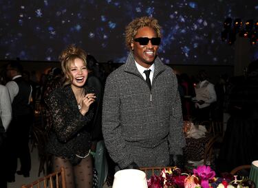Lisa y Future durante la fiesta de la Gala del Met 2025, "Superfine: Sastrería de estilo negro", en el Museo Metropolitano de Arte de la ciudad de Nueva York.