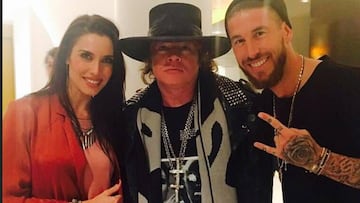 Sergio Ramos: "Conocí a un grande... gracias Axl Rose"