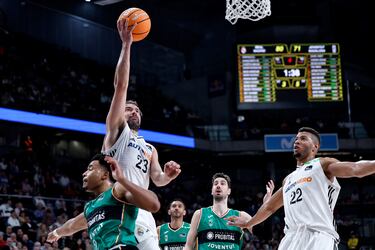 El Madrid quiebra al Joventut con Feliz y un 26-7 final