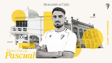 Álvaro García Pascual firma tres temporadas con el Cádiz. Foto: Cádiz CF.
