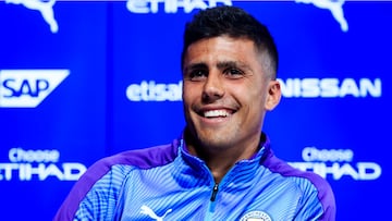 Rodri, en una imagen de archivo con el Manchester City.