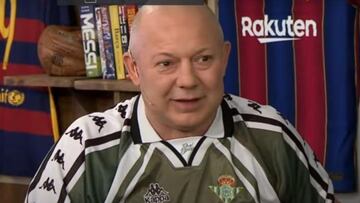 Kowalczyk, con la camiseta del Betis.