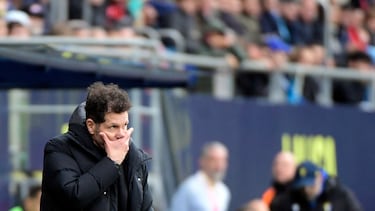 Simeone, en la derrota del Nuevo Mirandilla.