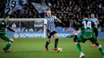 Jon Guridi en el partido