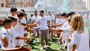 Brahim, en su visita a su campus en Málaga.