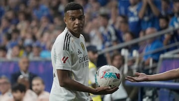 24/08/2025 PRTIDO 1ª DIVISION
ESTADIO CARLOS TARTIERE REAL OVIEDO-REAL MADRID MBAPPE
FOTO PACO PAREDES