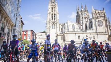 28/07/20
SALIDA
ETAPA 1 : BURGOS (CATEDRAL) - BURGOS (MIRADOR DEL CASTILLO
VUELTA A BURGOS
CICLISMO
