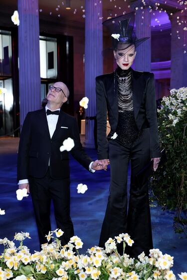 Richie Jackson y Jordan Roth durante la fiesta de la Gala del Met 2025, "Superfine: Sastrería de estilo negro", en el Museo Metropolitano de Arte de la ciudad de Nueva York.