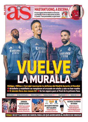 Las portadas de AS de junio