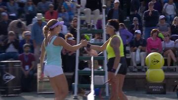 Collins apea a Bolsova y deja el torneo sin españolas