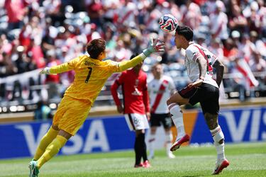 Sebastian Driussi dobló la ventaja del conjunto argentino nada ma´s salir del descanso.