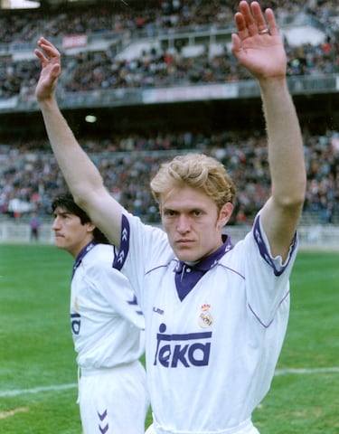 El centrocampista germano-croata llegó al Real Madrid en 1991 donde jugó tres temporadas hasta su salida en 1994. En total vistió la camiseta blanca en 74 encuentros en los que marcó 12 goles. 