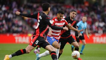 Granada 2 - 2 Rayo: resumen, goles y resultado