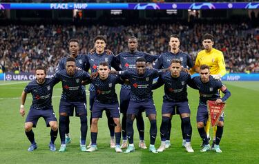Once inicial del Sporting de Braga. Cristian Borja, Vítor Carvalho, Sikou Niakaté, José Fonte, Matheus, João Moutinho, Álvaro Djaló, Victor Gómez, Bruma, Rodrigo Zalazar y Ricardo Horta.