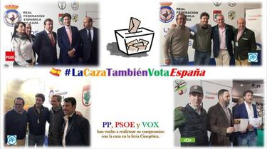 #LaCazaTambiénVota (Amén)
