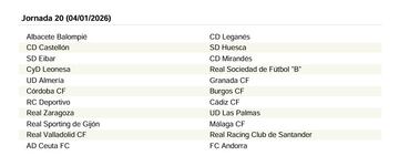 El calendario de LaLiga Hypermotion 25/26