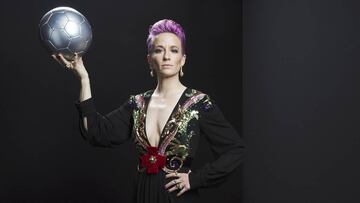 Megan Rapinoe en la gala del The Best.
