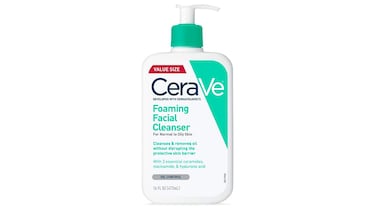 El limpiador facial CeraVe que elimina la grasa e hidrata la piel