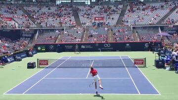 Nadal se entrena a toda máquina con Alexander Zverev