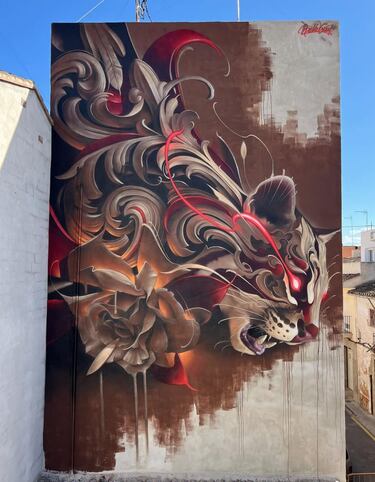 Este trabajo fue creado en abril de 2024 y está situado en la calle Rey Don Jaime, nº 1, Cheste, Valencia. 
