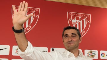Valverde, en su despedida del Athletic