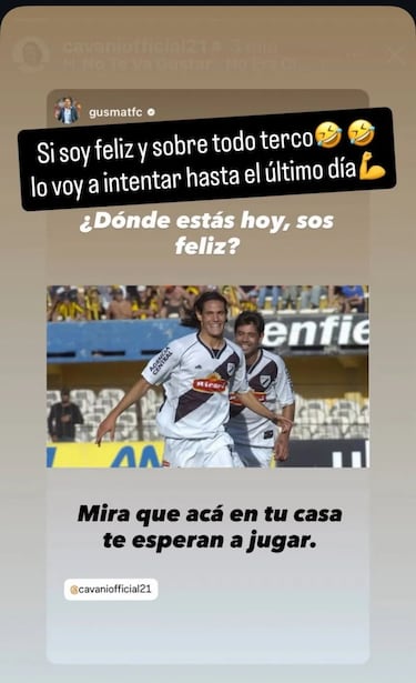 Cavani no tira la toalla