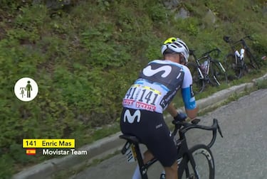 Otra dura baja para el ciclismo español: Enric Mas abandona el Tour
