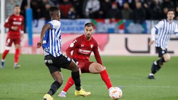 Suso, ante el Alavés en la Copa.