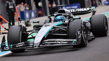 George Russell, en el GP de Hungría