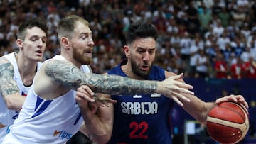 Vasilije Micic, con Serbia durante el Eurobasket 2022.