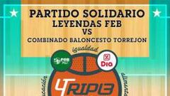 Garbajosa, Romay y Valdemoro se retan en un partido benéfico