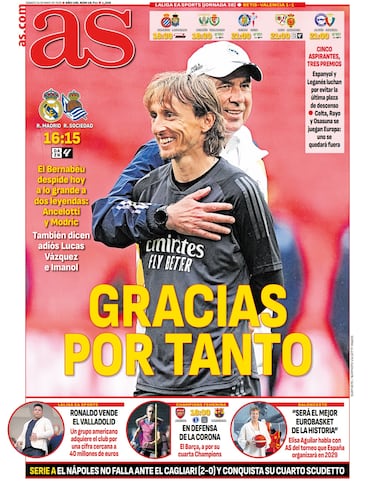 Las portadas de AS de mayo