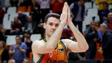 22/01/23 BALONCESTO PARTIDO ACB ENDESA
VALENCIA BASKET - CASADEMONT ZARAGOZA
LOPEZ AROSTEGUI