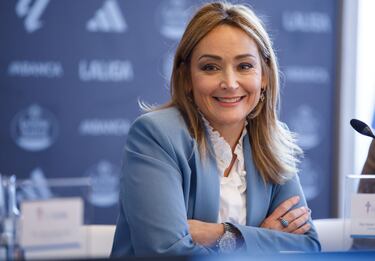 Marián Mouriño es presidenta del RC Celta y la primera mujer en asumir el máximo cargo del club gallego en sus cien años de historia. Tomó el testigo de su padre Carlos Mouriño.