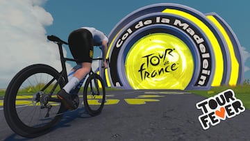Imagen del Climb Portal Challenge del Col de la Madeleine, que Zwift ha sacado con motivo del Tour de Francia