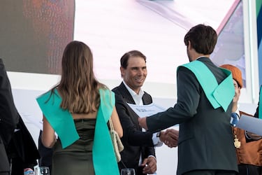 Rafa Nadal comparte con los graduados de UAX que “el éxito no depende solo del talento y mucho menos de la suerte” 