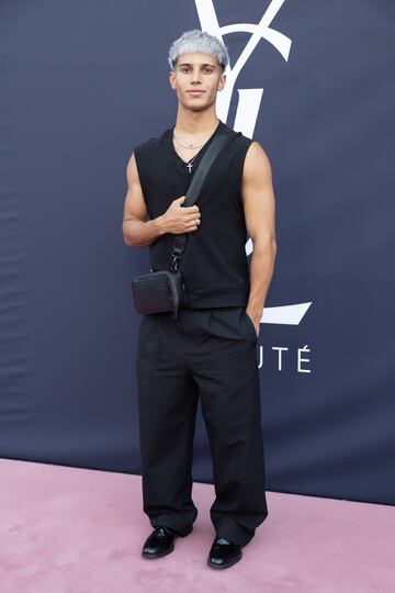 Miguel Llanos en la fiesta presentación “YSL Love Game”.